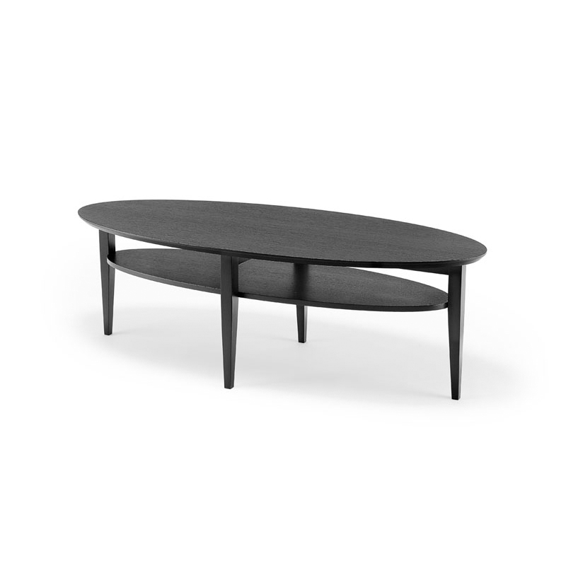 TANGO soffbord ellips 160 svartbets